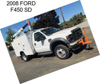 2008 FORD F450 SD