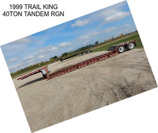 1999 TRAIL KING 40TON TANDEM RGN