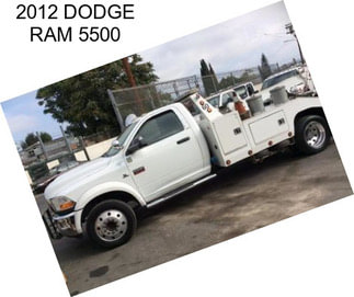 2012 DODGE RAM 5500