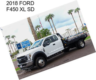 2018 FORD F450 XL SD