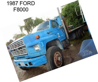 1987 FORD F8000