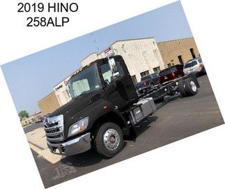 2019 HINO 258ALP