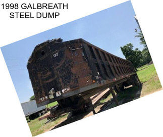 1998 GALBREATH STEEL DUMP