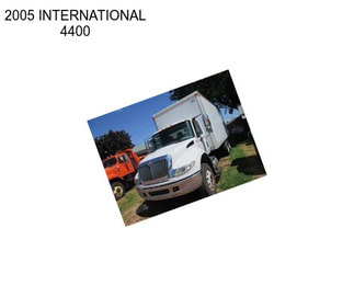 2005 INTERNATIONAL 4400