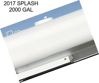 2017 SPLASH 2000 GAL
