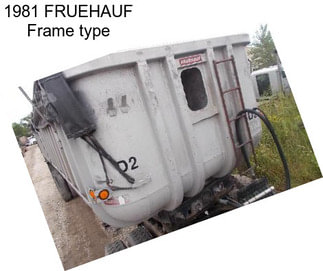 1981 FRUEHAUF Frame type