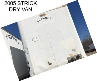 2005 STRICK DRY VAN