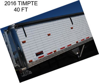 2016 TIMPTE 40 FT