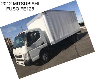 2012 MITSUBISHI FUSO FE125