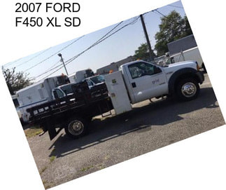 2007 FORD F450 XL SD