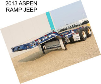 2013 ASPEN RAMP JEEP