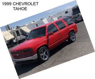 1999 CHEVROLET TAHOE