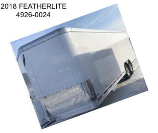 2018 FEATHERLITE 4926-0024