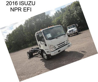 2016 ISUZU NPR EFI