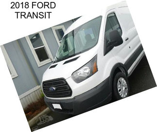 2018 FORD TRANSIT