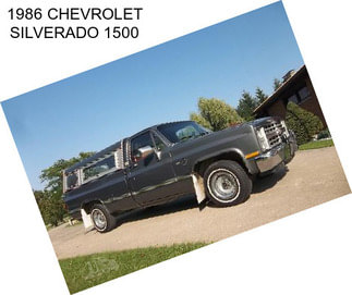 1986 CHEVROLET SILVERADO 1500