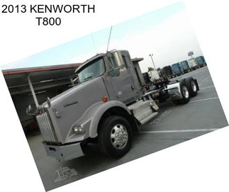 2013 KENWORTH T800