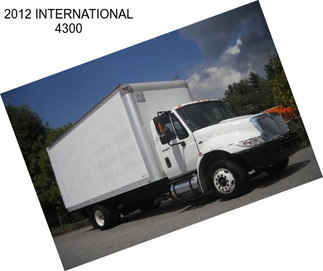 2012 INTERNATIONAL 4300