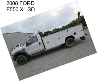 2008 FORD F550 XL SD