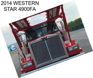 2014 WESTERN STAR 4900FA