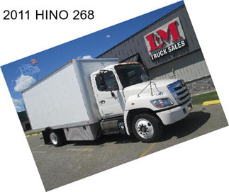 2011 HINO 268