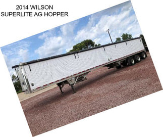 2014 WILSON SUPERLITE AG HOPPER