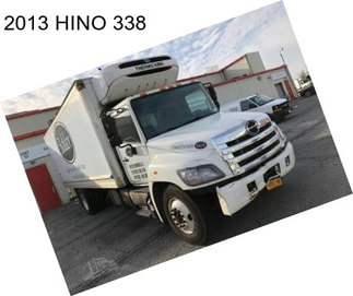 2013 HINO 338