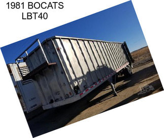 1981 BOCATS LBT40