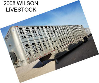 2008 WILSON LIVESTOCK