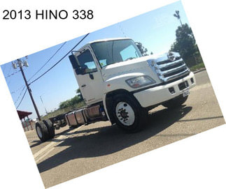 2013 HINO 338