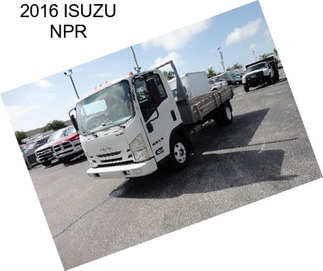 2016 ISUZU NPR