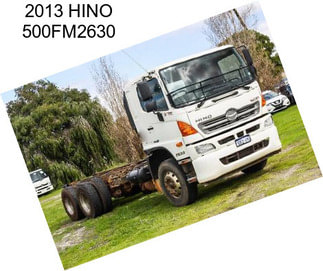 2013 HINO 500FM2630