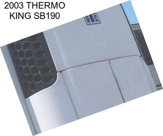 2003 THERMO KING SB190