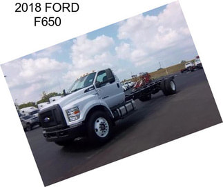 2018 FORD F650