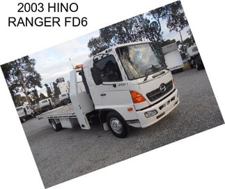 2003 HINO RANGER FD6