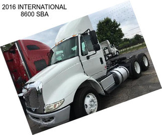 2016 INTERNATIONAL 8600 SBA