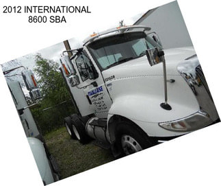 2012 INTERNATIONAL 8600 SBA