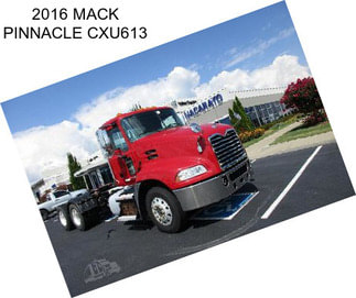 2016 MACK PINNACLE CXU613