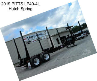 2019 PITTS LP40-4L Hutch Spring