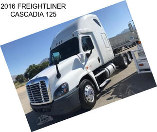 2016 FREIGHTLINER CASCADIA 125