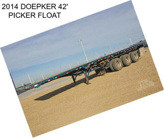 2014 DOEPKER 42\' PICKER FLOAT