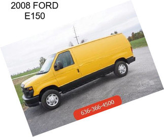 2008 FORD E150