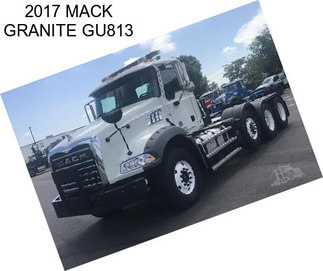 2017 MACK GRANITE GU813