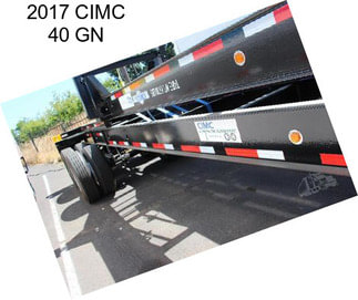2017 CIMC 40 GN