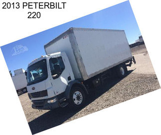 2013 PETERBILT 220