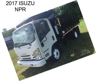 2017 ISUZU NPR