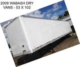 2009 WABASH DRY VANS - 53 X 102