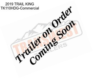 2019 TRAIL KING TK110HDG-Commercial