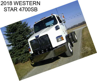 2018 WESTERN STAR 4700SB