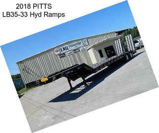 2018 PITTS LB35-33 Hyd Ramps